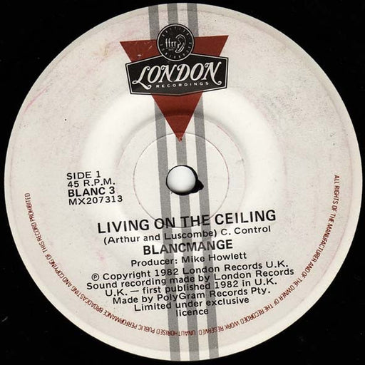 Blancmange – Living On The Ceiling (LP, Vinyl Record Album)