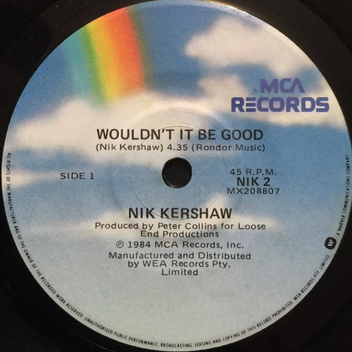 Nik Kershaw – Wouldn't It Be Good (LP, Vinyl Record Album)