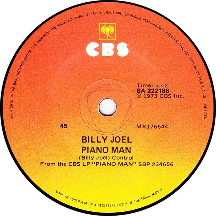 Billy Joel – Piano Man (LP, Vinyl Record Album)