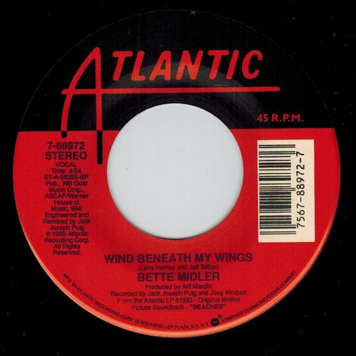 Bette Midler – Wind Beneath My Wings (LP, Vinyl Record Album)