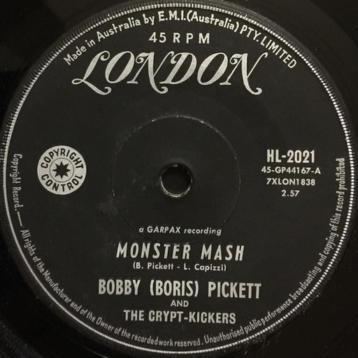 Bobby (Boris) Pickett And The Crypt-Kickers – Monster Mash (LP, Vinyl Record Album)