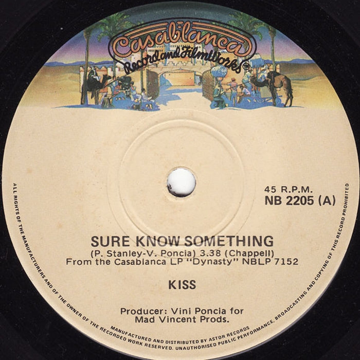 Kiss – Sure Know Something (LP, Vinyl Record Album)