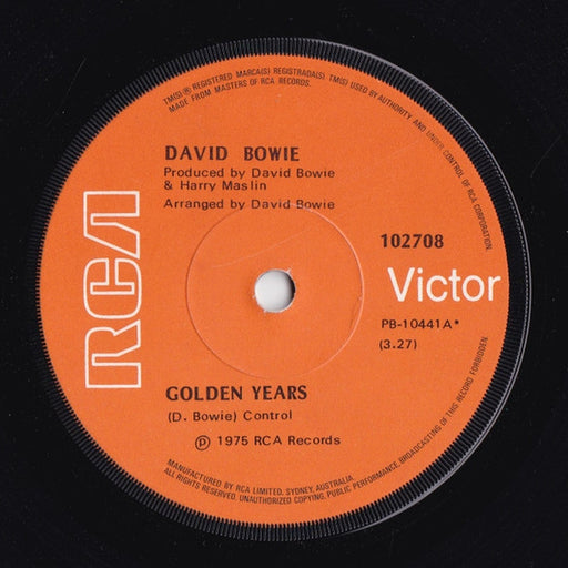 David Bowie – Golden Years (LP, Vinyl Record Album)