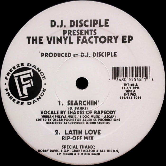 DJ Disciple – The Vinyl Factory EP (LP, Vinyl Record Album)