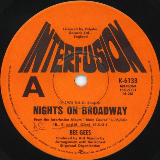 Bee Gees – Nights On Broadway (LP, Vinyl Record Album)