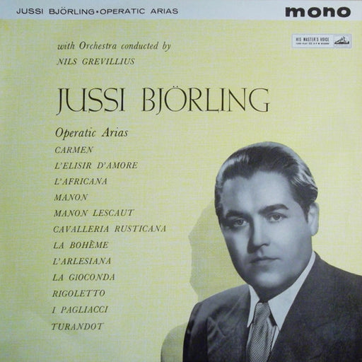 Jussi Björling – Operatic Arias (LP, Vinyl Record Album)