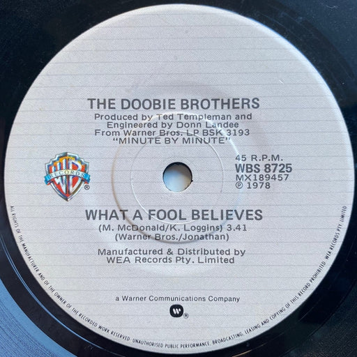 The Doobie Brothers – What A Fool Believes (LP, Vinyl Record Album)