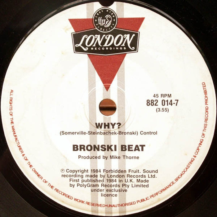 Bronski Beat – Why? (LP, Vinyl Record Album)