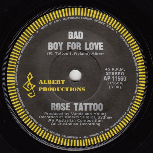 Rose Tattoo – Bad Boy For Love (LP, Vinyl Record Album)