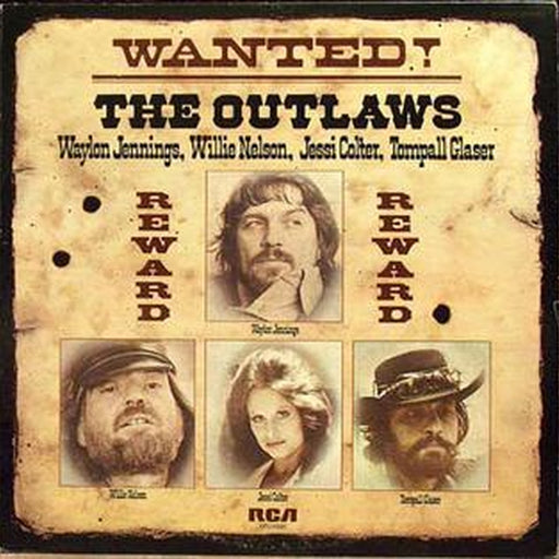 Waylon Jennings, Willie Nelson, Jessi Colter, Tompall Glaser – Wanted! The Outlaws (LP, Vinyl Record Album)