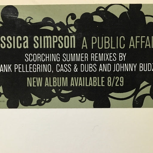 Jessica Simpson – A Public Affair (LP, Vinyl Record Album)