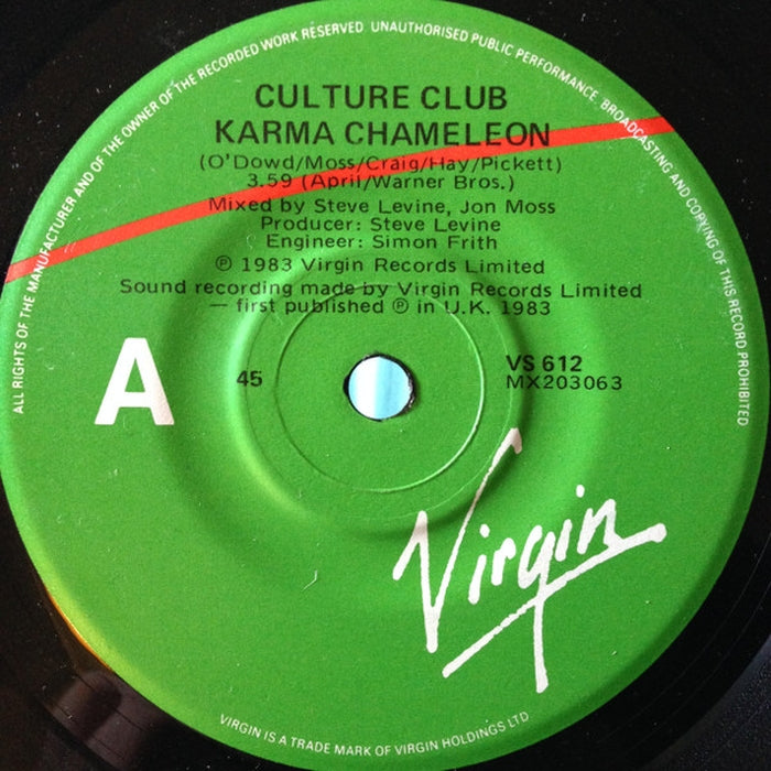 Culture Club – Karma Chameleon (LP, Vinyl Record Album)