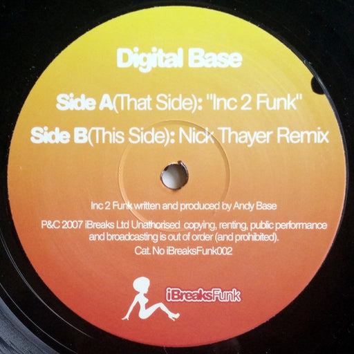 Digital Base – Inc 2 Funk (LP, Vinyl Record Album)