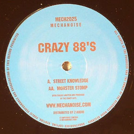 Crazy 88's – Street Knowledge / Monster Stomp (LP, Vinyl Record Album)