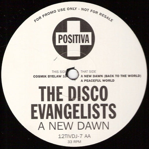 The Disco Evangelists – A New Dawn (Back To The World) (LP, Vinyl Record Album)