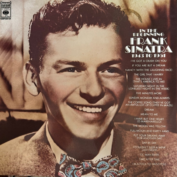 Frank Sinatra – In The Beginning 1943 To 1951 (LP, Vinyl Record Album)