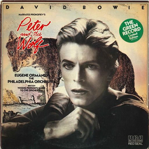 David Bowie, Sergei Prokofiev, Eugene Ormandy, The Philadelphia Orchestra, Benjamin Britten – Peter And The Wolf / Young Person's Guide To The Orchestra (LP, Vinyl Record Album)