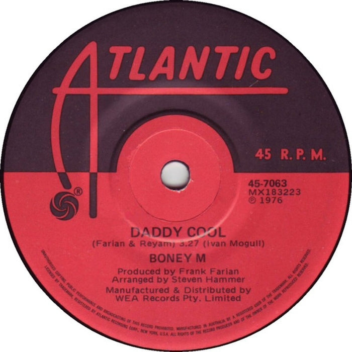 Boney M. – Daddy Cool (LP, Vinyl Record Album)