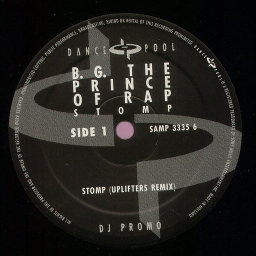 B.G. The Prince Of Rap – Stomp (Uplifters Remix) (LP, Vinyl Record Album)