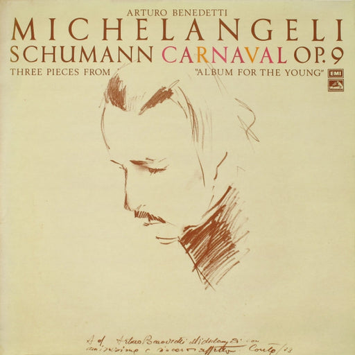 Arturo Benedetti Michelangeli, Robert Schumann – Carnaval, op. 9 Three Pieces - Album for the young (LP, Vinyl Record Album)