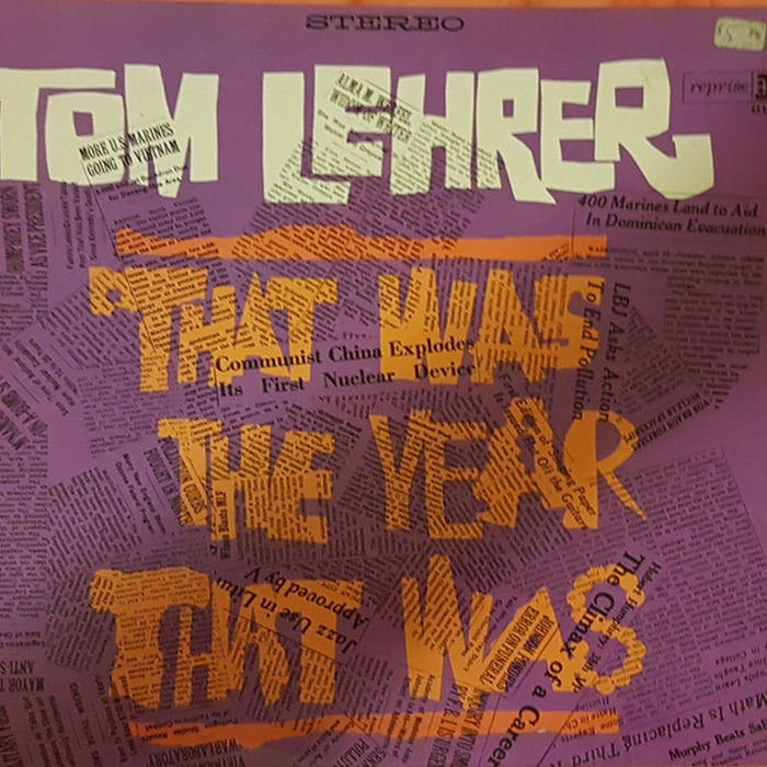 Tom Lehrer – That Was The Year That Was (LP, Vinyl Record Album)