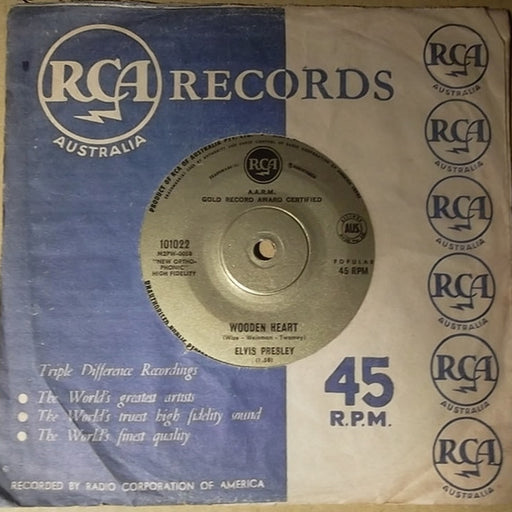 Elvis Presley – Wooden Heart (LP, Vinyl Record Album)