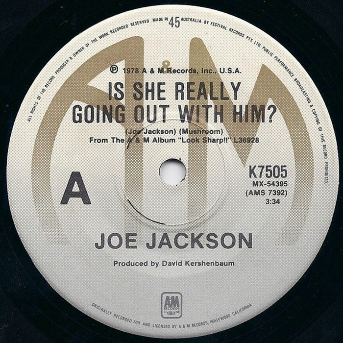 Joe Jackson – Is She Really Going Out With Him? (LP, Vinyl Record Album)