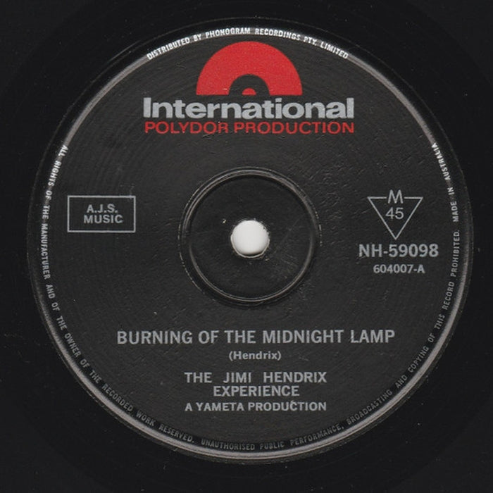 The Jimi Hendrix Experience – Burning Of The Midnight Lamp (LP, Vinyl Record Album)