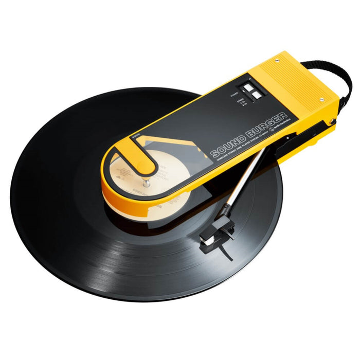 Sound Burger - Portable Bluetooth Turntable - AT-SB727 (Yellow)