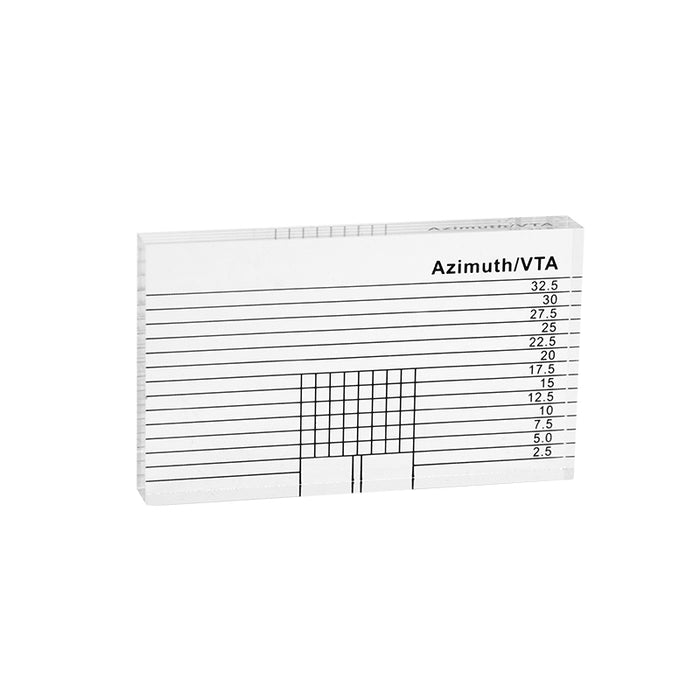 Azimuth / VTA Ruler for tonearm and cartridge adjustments