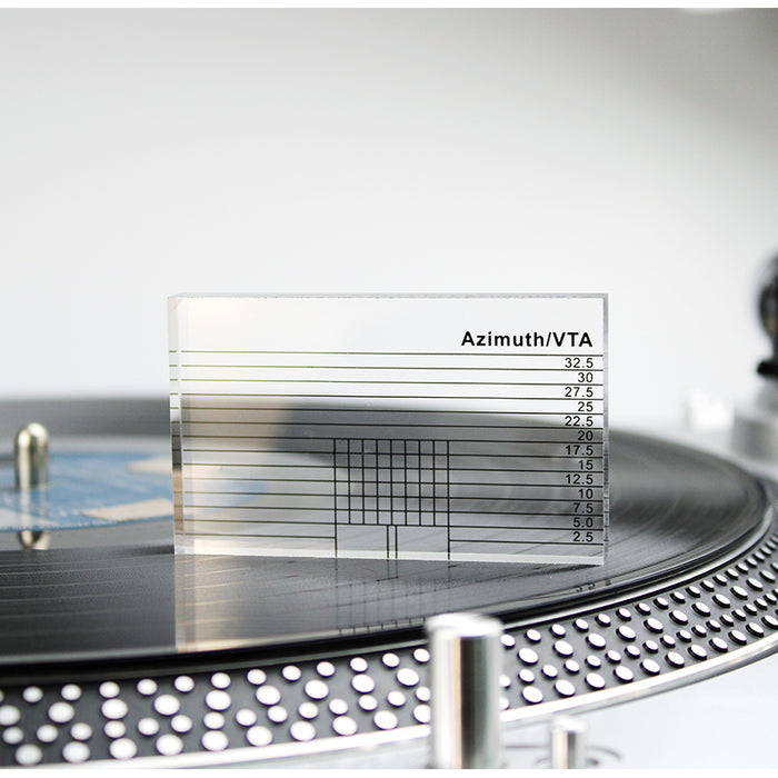 Azimuth / VTA Ruler for tonearm and cartridge adjustments