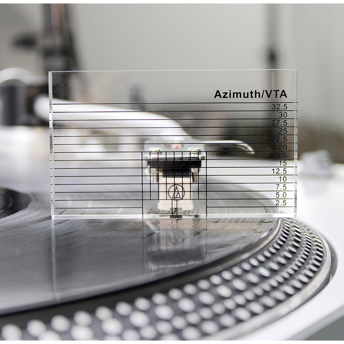 Azimuth / VTA Ruler for tonearm and cartridge adjustments