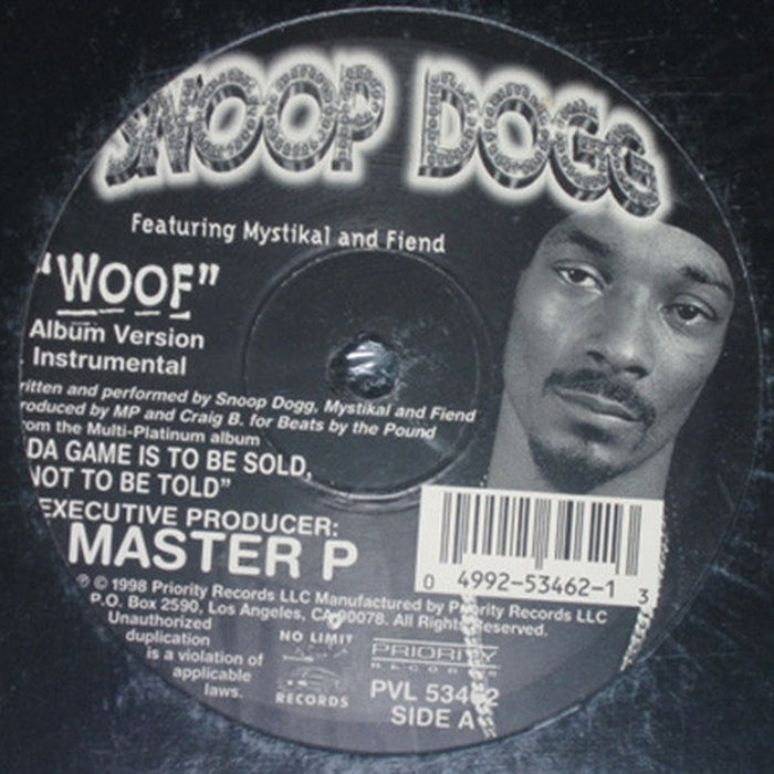 Snoop Dogg, Mystikal, Fiend – Woof (LP, Vinyl Record Album)