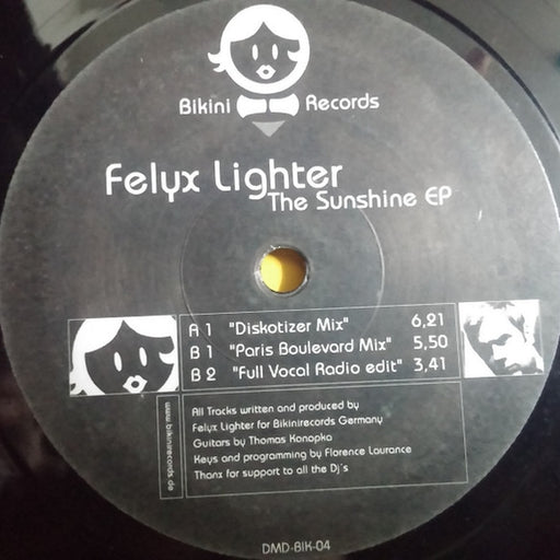 Felyx Lighter – The Sunshine EP (LP, Vinyl Record Album)