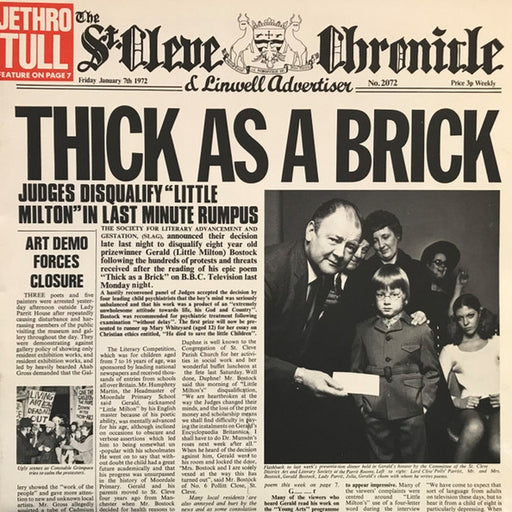 Jethro Tull – Thick As A Brick (LP, Vinyl Record Album)