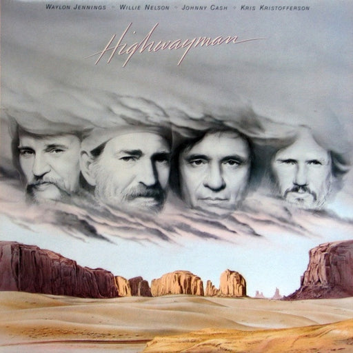 Waylon Jennings, Willie Nelson, Johnny Cash, Kris Kristofferson – Highwayman (LP, Vinyl Record Album)