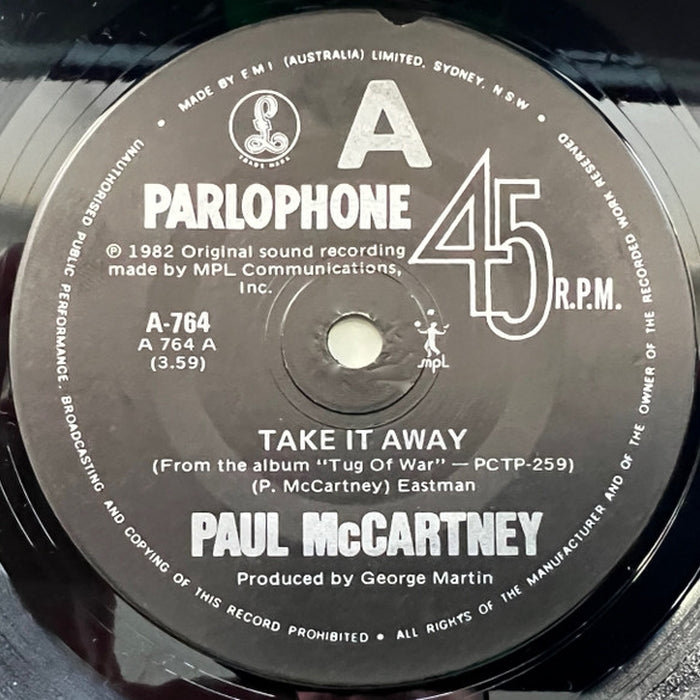 Paul McCartney – Take It Away (LP, Vinyl Record Album)