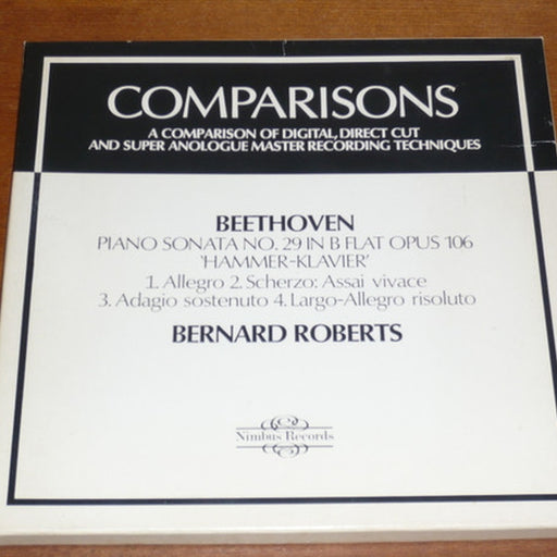 Bernard Roberts, Ludwig van Beethoven – Comparisons: Beethoven 'Hammer-klavier' Sonata (LP, Vinyl Record Album)