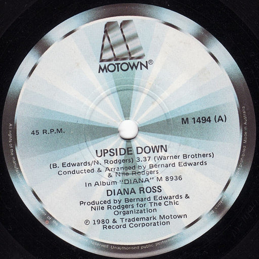 Diana Ross – Upside Down (LP, Vinyl Record Album)