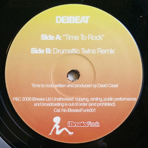 DeiBeat – Time To Rock (LP, Vinyl Record Album)