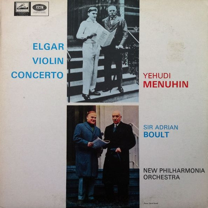 Sir Edward Elgar, Sir Adrian Boult, Yehudi Menuhin, New Philharmonia Orchestra – Violin Concerto In B Minor, Op. 61 (LP, Vinyl Record Album)