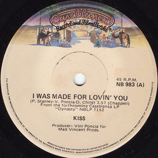 Kiss – I Was Made For Lovin' You (LP, Vinyl Record Album)