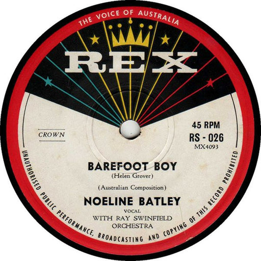 Barefoot Boy – Noeleen Batley (LP, Vinyl Record Album)