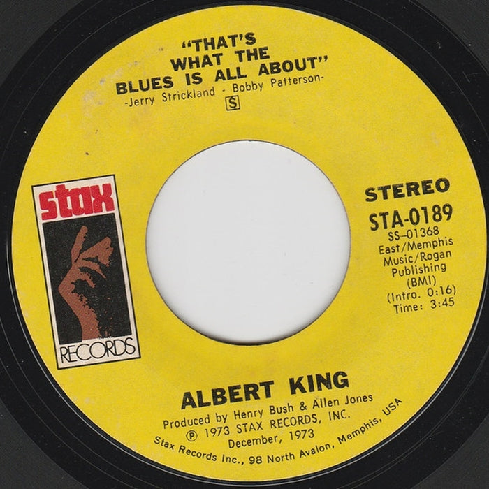 Albert King – That's What The Blues Is All About / I Wanna Get Funky (LP, Vinyl Record Album)