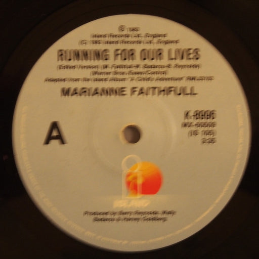 Marianne Faithfull – Running For Our Lives (LP, Vinyl Record Album)