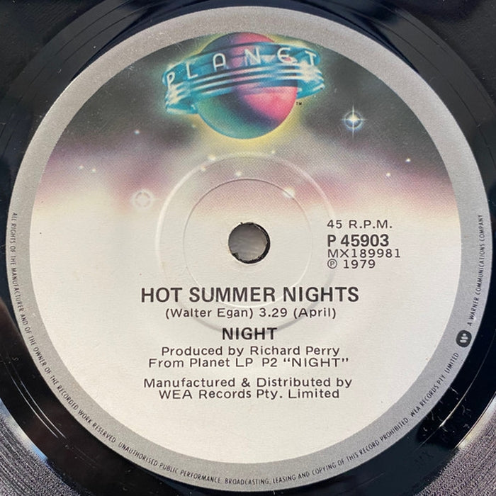 Night – Hot Summer Nights (LP, Vinyl Record Album)