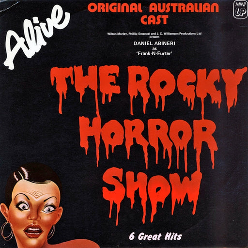 "The Rocky Horror Show" Original 1981 Australian Cast – The Rocky Horror Show: Alive (6 Great Hits) (LP, Vinyl Record Album)