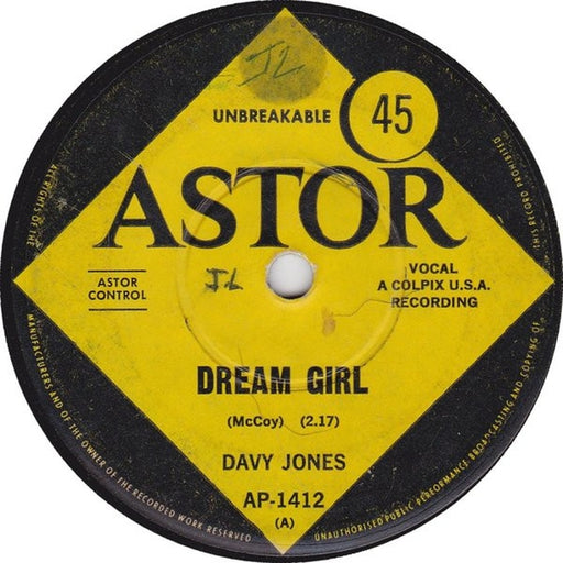 Davy Jones – Dream Girl (LP, Vinyl Record Album)