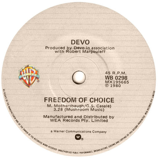 Devo – Freedom Of Choice (LP, Vinyl Record Album)