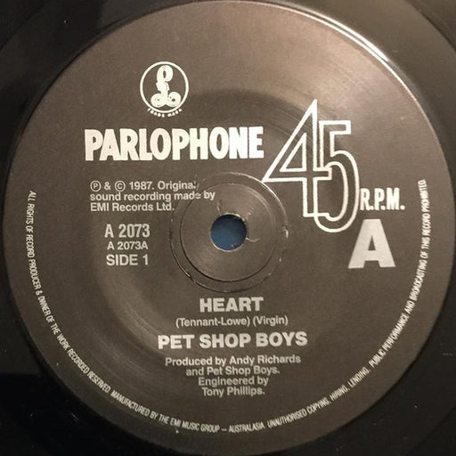 Pet Shop Boys – Heart (LP, Vinyl Record Album)